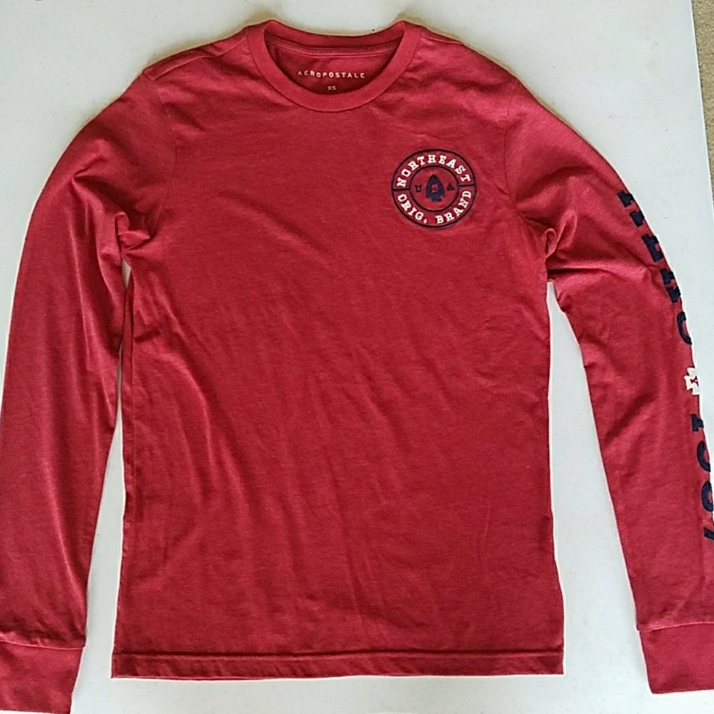 Brand New Aéropostale Red Full Sleeve Shirt